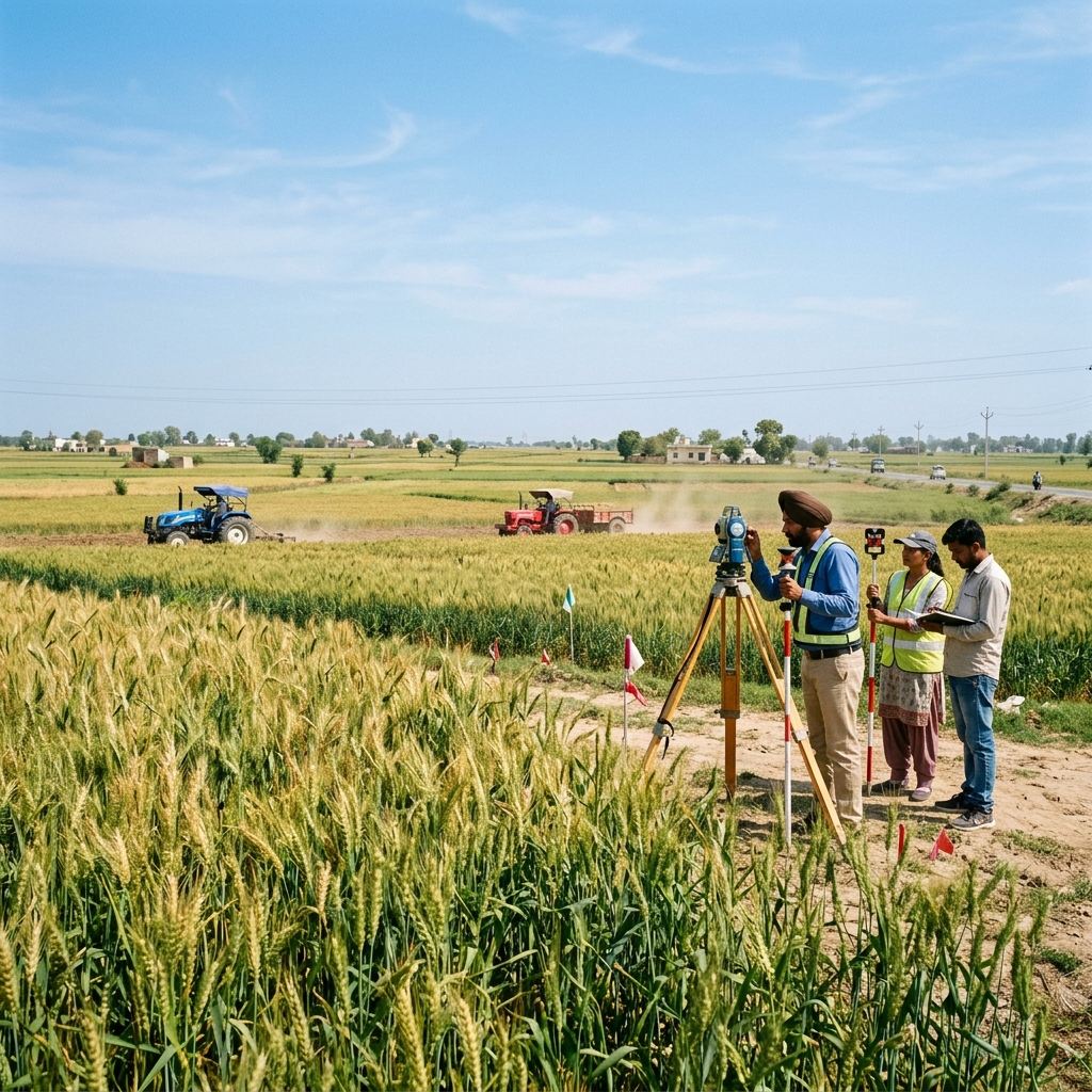 Haryana land measurement units Kanal Marla Bigha Gaj conversion chart for property transactions